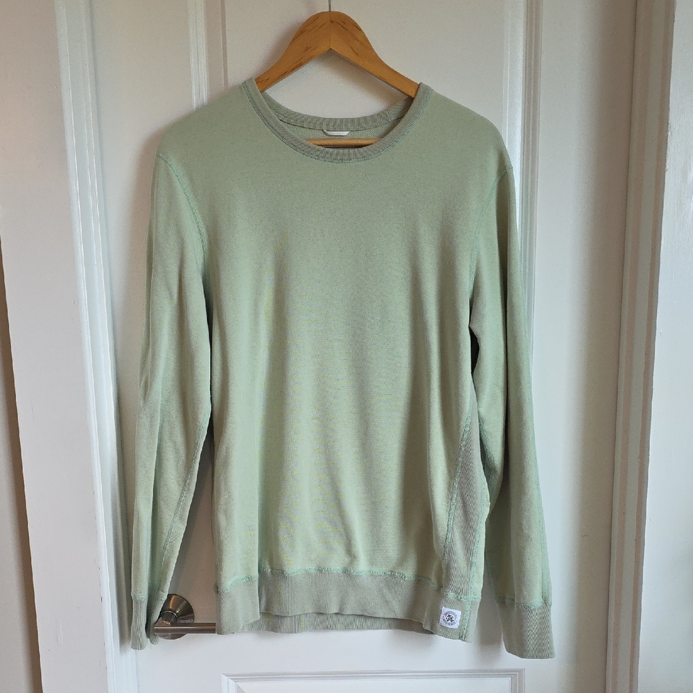 Reigning Champ – Lightweight Crewneck Sweater – Mint – L